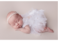 Body Estrela Branco - Newborn (Sob encomenda)