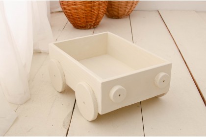 Jeep de Madeira Off White (Sob Encomenda)