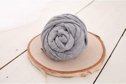 Wrap Texturizado Tricot Cinza