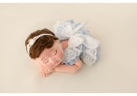 Conjunto Helena Newborn Azul (sob encomenda) 