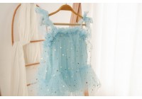 Vestido Lívia Azul - 9 a 12 meses