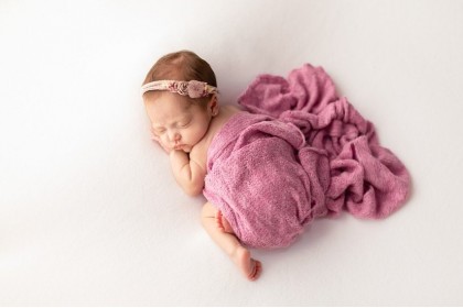 Wrap Tricot Petit Rosa Carmim