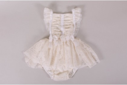 Body Heloísa Off White 9 a 12 Meses